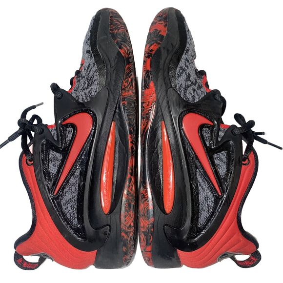 Nike KD 15 Black University Red Bred Sneakers DC1975-003 Men's Size 6.5 EUR 39 - Picture 9 of 12